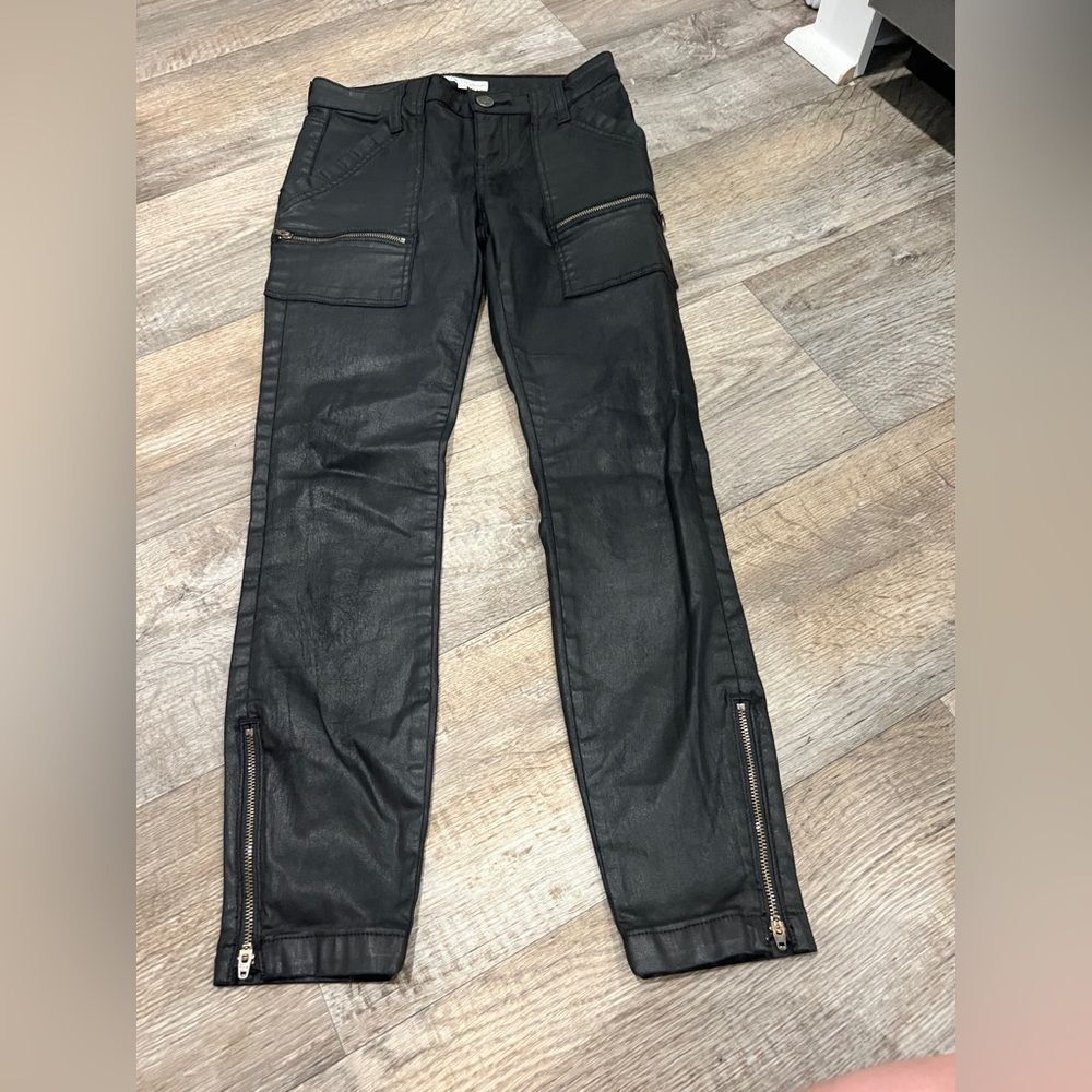 Joie Black‎ Faux Leather Jeans skinny jeans 26